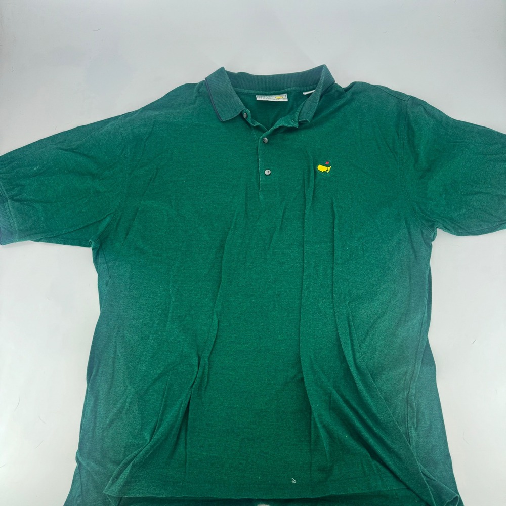 Augusta National Golf Shop Slazenger Masters Green Polo Shirt Mens XXL Cotton